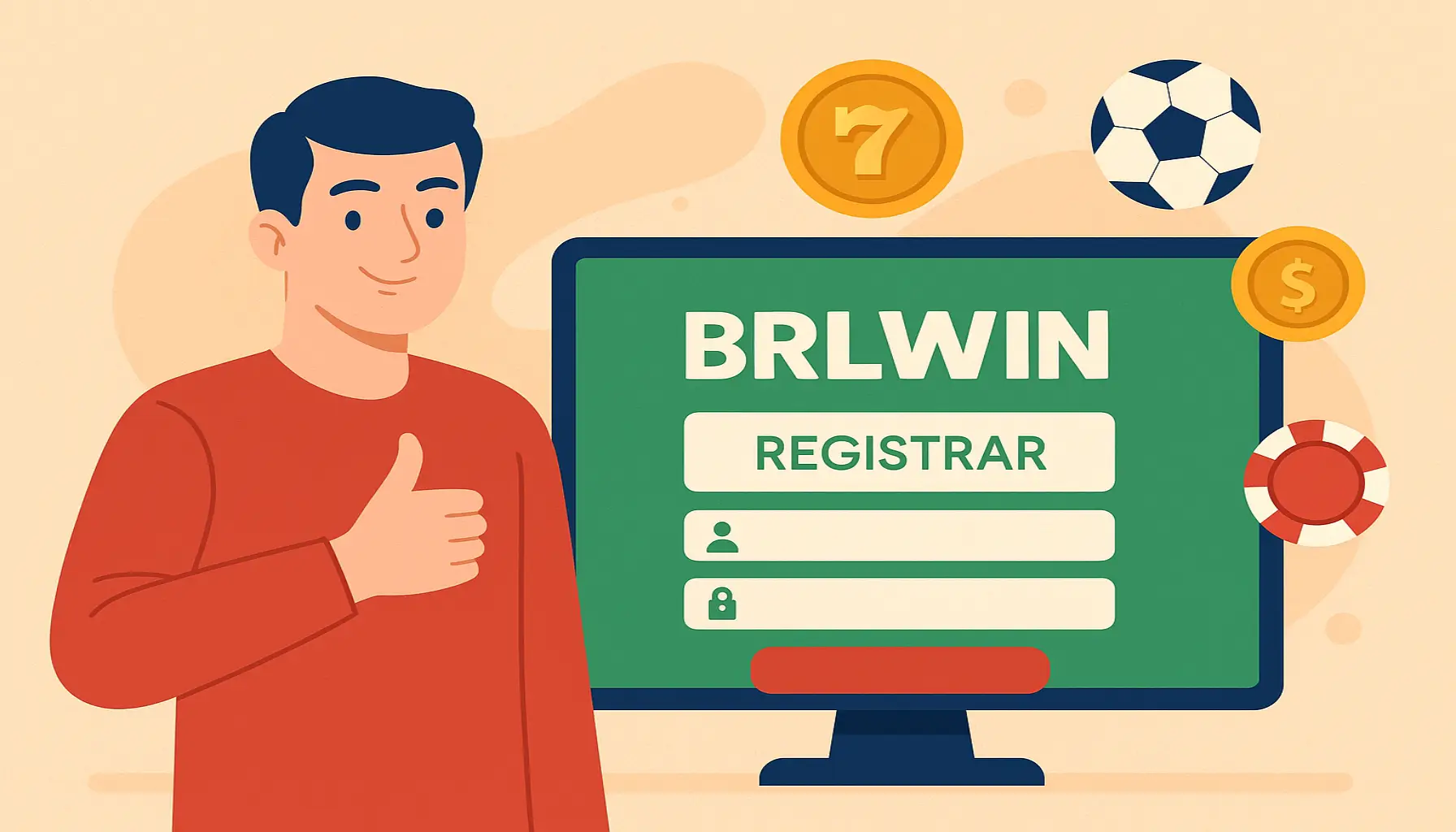 Não Perca tempo, o rRgistro na site BRLWIN